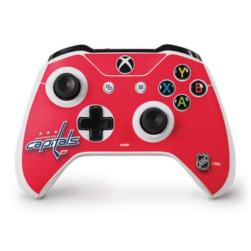 NHL Washington Capitals Solid Background Xbox One S Controller Skin