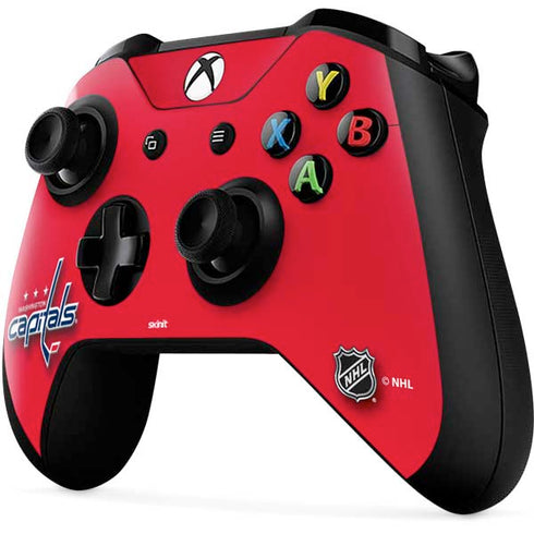NHL Washington Capitals Solid Background Xbox One X Controller Skin