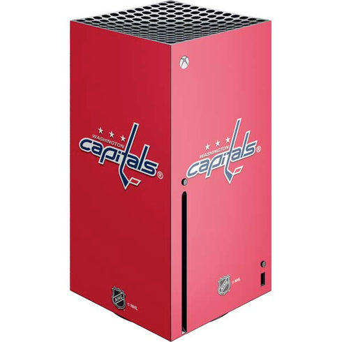 NHL Washington Capitals Solid Background Xbox Series X Console Skin