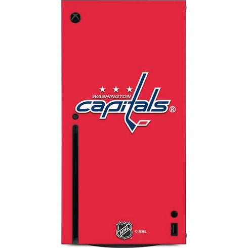 NHL Washington Capitals Solid Background Xbox Series X Console Skin