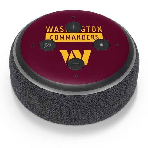 NFL Washington Commanders Amazon Echo Dot Skin