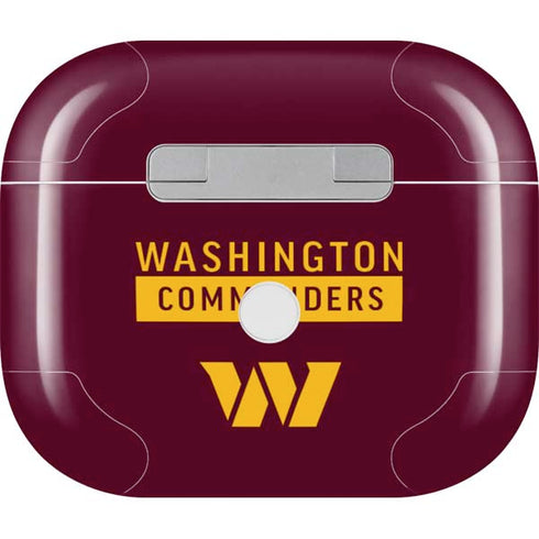 NFL Washington Commanders Apple AirPods (3rd Gen 2021) Skin