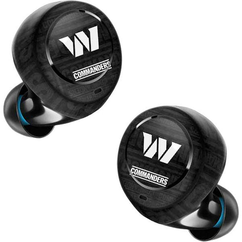 NFL Washington Commanders Black and White Amazon Echo Buds Skin