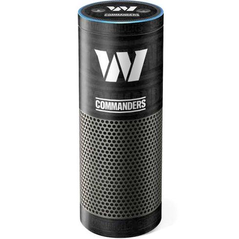 NFL Washington Commanders Black and White Amazon Echo Skin
