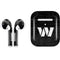 NFL Washington Commanders Black and White Apple AirPods 2 Skin
