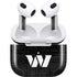 NFL Washington Commanders Black and White Apple AirPods (3rd Gen 2021) Skin