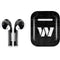 NFL Washington Commanders Black and White Apple AirPods Skin