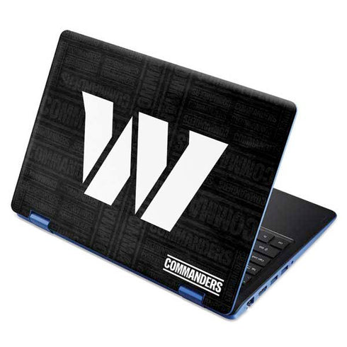 NFL Washington Commanders Black and White Aspire R11 11.6in Skin