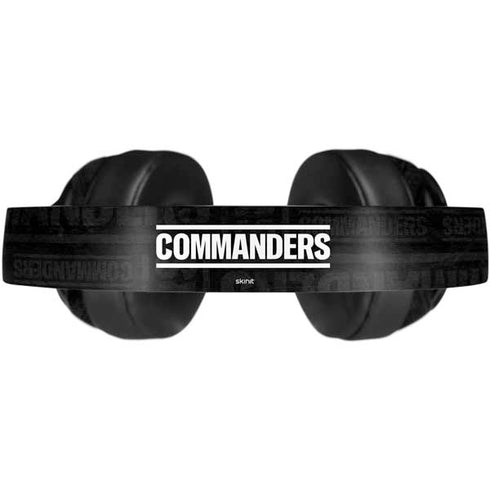 NFL Washington Commanders Black and White Beats Solo Pro Skin