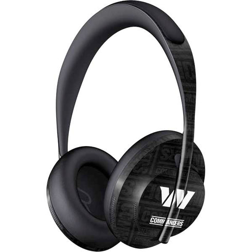 NFL Washington Commanders Black and White Bose Noise Cancelling Headphones 700 Skin