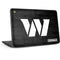 NFL Washington Commanders Black and White HP Chromebook Skin