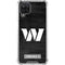 NFL Washington Commanders Black and White Galaxy A12 Clear Case