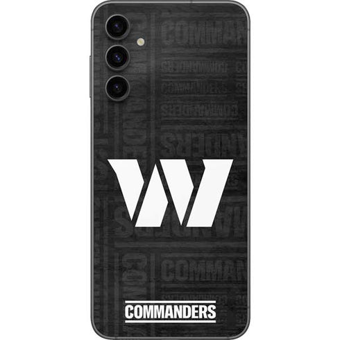 NFL Washington Commanders Black and White Galaxy A14 5G Skin