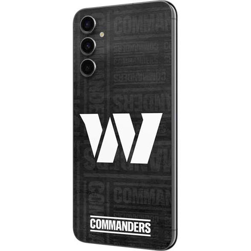NFL Washington Commanders Black and White Galaxy A14 5G Skin