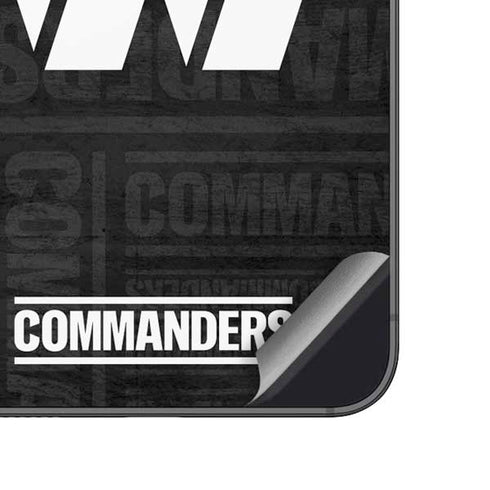NFL Washington Commanders Black and White Galaxy A14 5G Skin