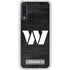 NFL Washington Commanders Black and White Galaxy A50 Clear Case