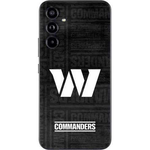 NFL Washington Commanders Black and White Galaxy A54 5G Skin