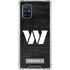 NFL Washington Commanders Black and White Galaxy A71 5G Clear Case