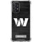 NFL Washington Commanders Black and White Galaxy A72 5G Clear Case