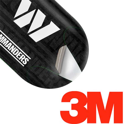 NFL Washington Commanders Black and White Galaxy Buds Plus Skin