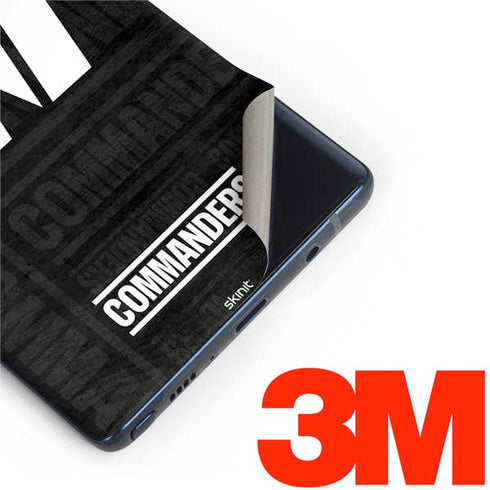 NFL Washington Commanders Black and White Galaxy Note 9 Skin
