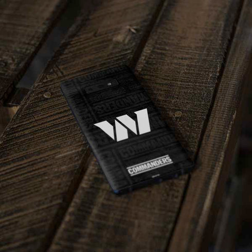 NFL Washington Commanders Black and White Galaxy Note 9 Skin