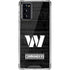 NFL Washington Commanders Black and White Galaxy Note20 5G Clear Case
