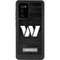 NFL Washington Commanders Black and White Galaxy Note20 5G Waterproof Case