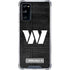 NFL Washington Commanders Black and White Galaxy S20 FE Clear Case