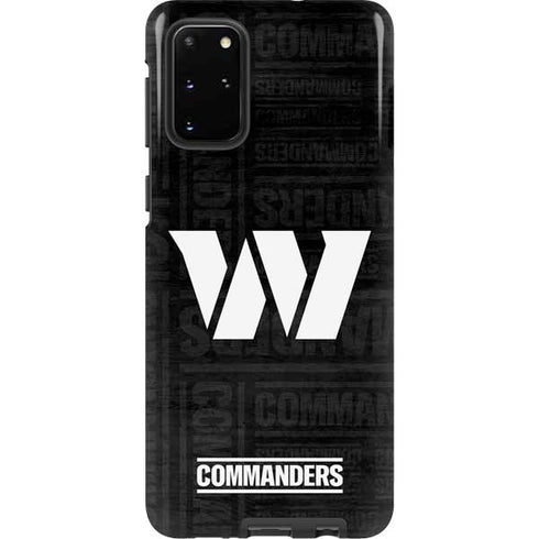 NFL Washington Commanders Black and White Galaxy S20 Plus Pro Case