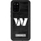 NFL Washington Commanders Black and White Galaxy S20 Plus Waterproof Case
