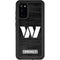 NFL Washington Commanders Black and White Galaxy S20 Waterproof Case