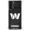 NFL Washington Commanders Black and White Galaxy S21 5G Clear Case