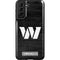 NFL Washington Commanders Black and White Galaxy S21 FE Pro Case