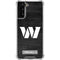 NFL Washington Commanders Black and White Galaxy S21 Plus 5G Clear Case