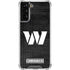 NFL Washington Commanders Black and White Galaxy S21 Plus 5G Clear Case