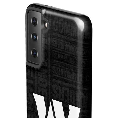 NFL Washington Commanders Black and White Galaxy S21 Plus 5G Pro Case