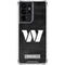 NFL Washington Commanders Black and White Galaxy S21 Ultra 5G Clear Case