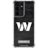 NFL Washington Commanders Black and White Galaxy S21 Ultra 5G Clear Case
