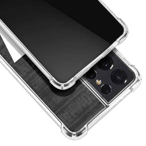 NFL Washington Commanders Black and White Galaxy S21 Ultra 5G Clear Case
