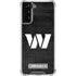NFL Washington Commanders Black and White Galaxy S22 Plus Clear Case