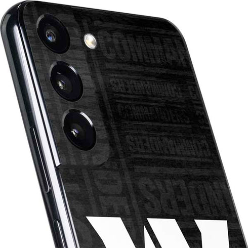 NFL Washington Commanders Black and White Galaxy S22 Plus Skin