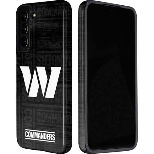NFL Washington Commanders Black and White Galaxy S22 Pro Case