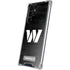 NFL Washington Commanders Black and White Galaxy S22 Ultra Clear Case