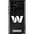 NFL Washington Commanders Black and White Galaxy S22 Ultra Pro Case