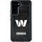NFL Washington Commanders Black and White Galaxy S23 Plus Waterproof Case