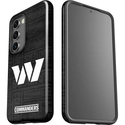 NFL Washington Commanders Black and White Galaxy S23 Pro Case