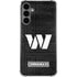 NFL Washington Commanders Black and White Galaxy S24 Plus Clear Case