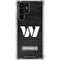 NFL Washington Commanders Black and White Galaxy S24 Ultra Clear Case