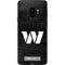 NFL Washington Commanders Black and White Galaxy S9 Plus Skin